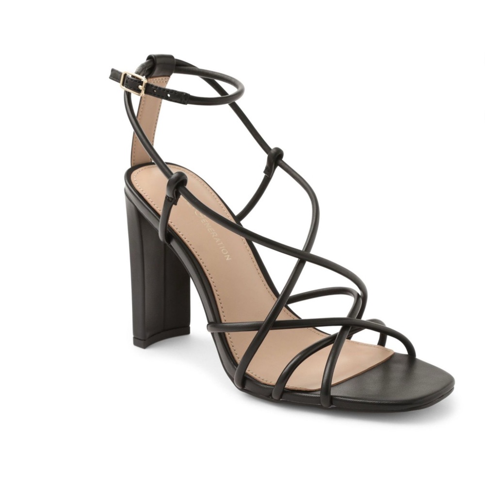 Bcbgeneration Leather Upper Black Wanni Heels - image 6